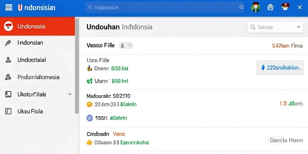 Tampilan antarmuka utama yang menarik.