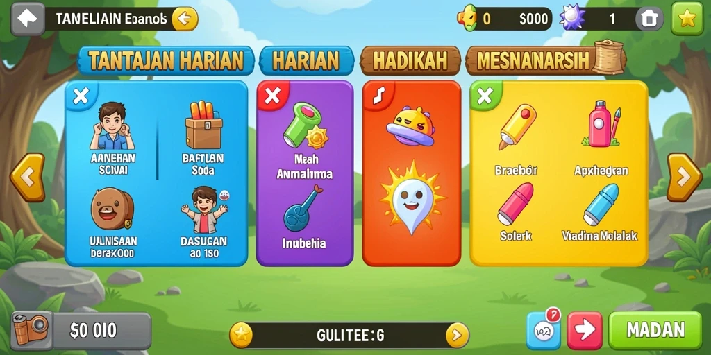 Tampilan antarmuka pengguna yang ramah dan intuitif.