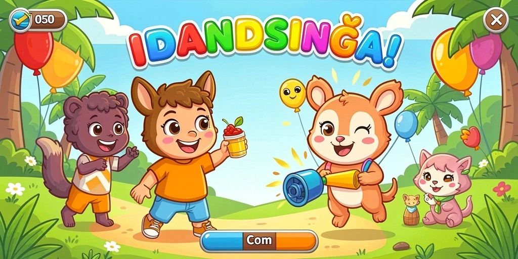 Screenshot tampilan awal gameplay 9399.