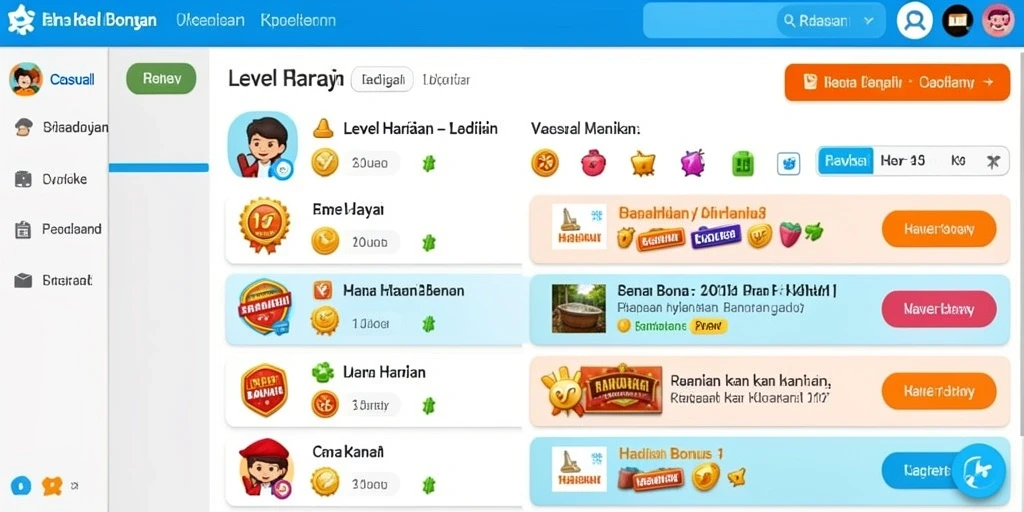 Pengalaman bermain yang mendebarkan dan seru.