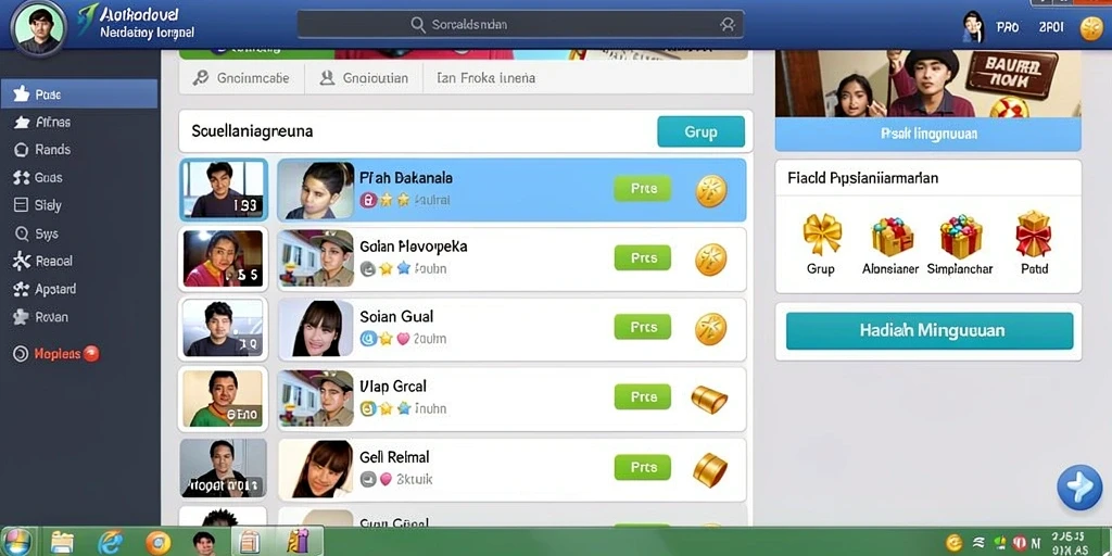Tampilan antarmuka yang menarik dan user-friendly.