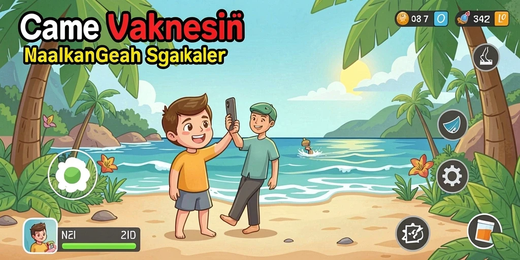 Tampilan antarmuka yang sederhana dan menarik.