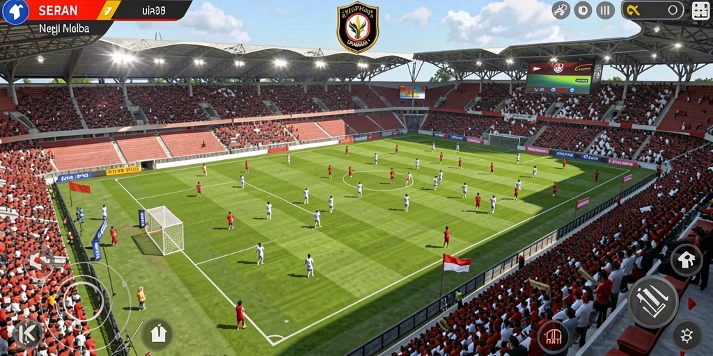 Tampilan awal yang menawan menghiasi permainan.
